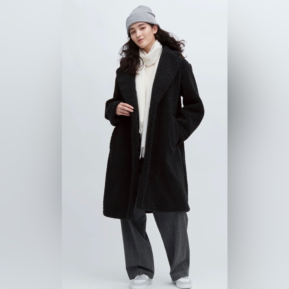 Windproof Outer Fleece Tailored Teddy Coat Mob wife